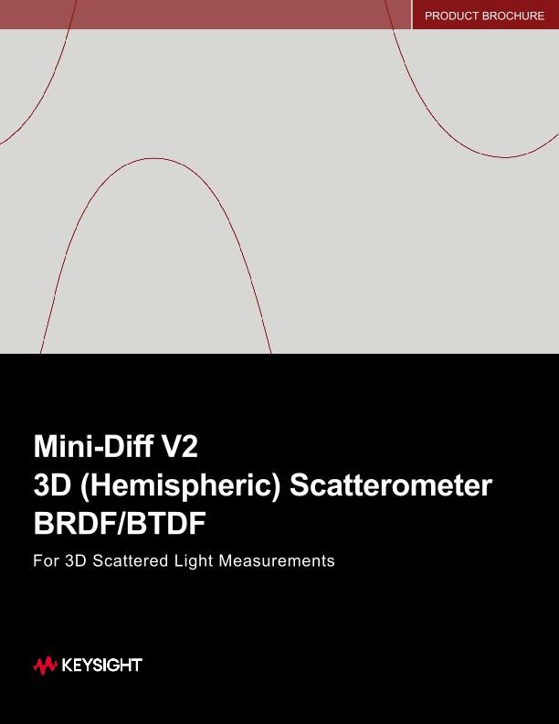 Mini Diff 3D (Hemispheric) Scatterometer BRDF/BTDF