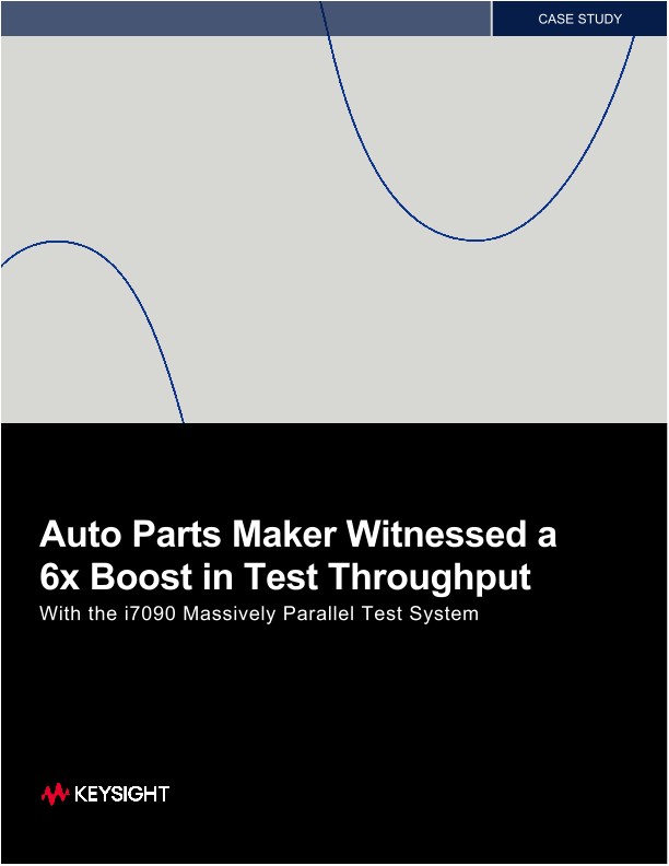 Auto Parts Maker Witnessed a 6x Boost in Test Throughput