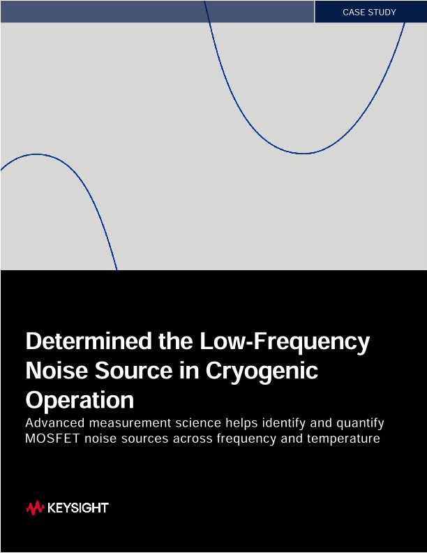 Determined the Low-Frequency Noise Source in Cryogenic Operation