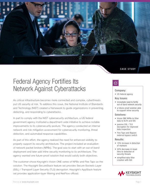 Federal Agency Fortifies Its Network Against Cyberattacks