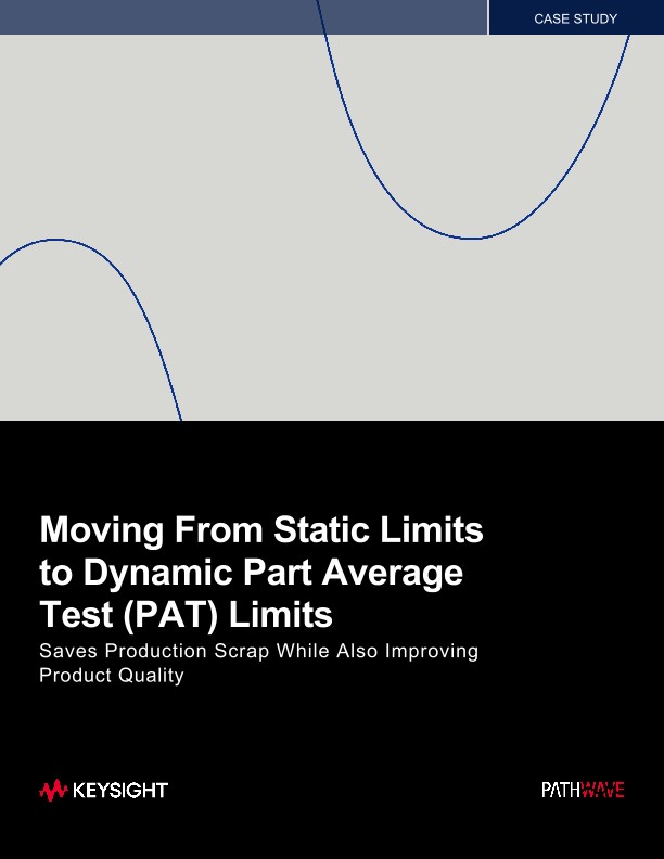 Moving from Static Limits to Dynamic Part Average Test (PAT) Limits