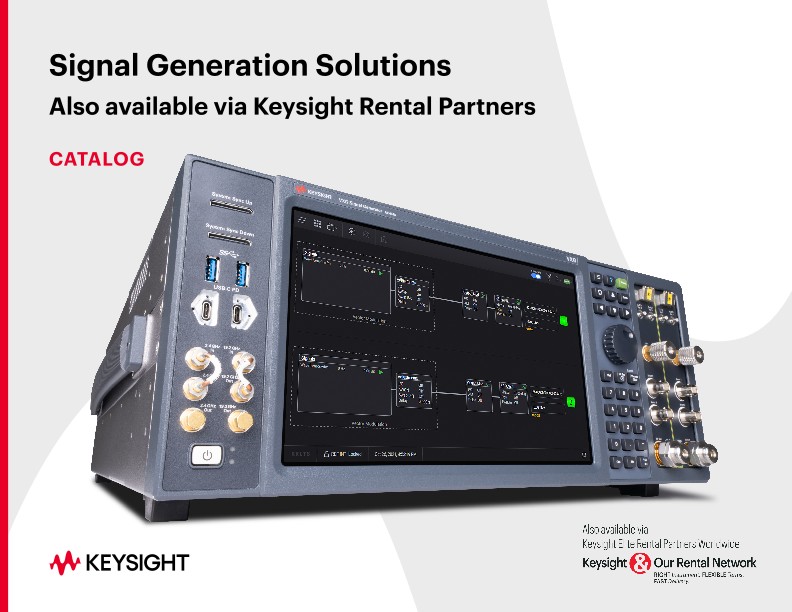 Signal Generation Solutions Catalog - Keysight Rental Partners