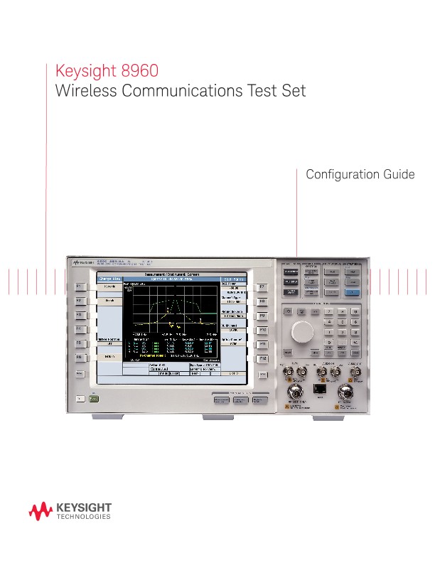 8960 Series 10 Wireless Communications Test Set 