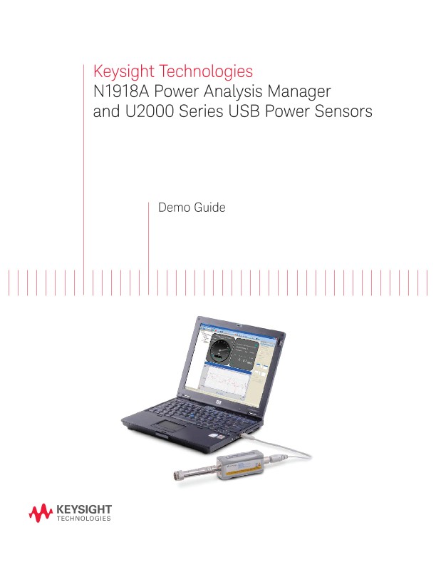 N1918A Power Analysis Manager and U2000 Series USB Power Sensors 