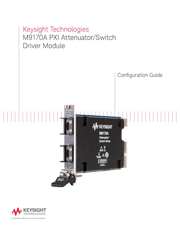M9170A PXI Attenuator/Switch Driver Module