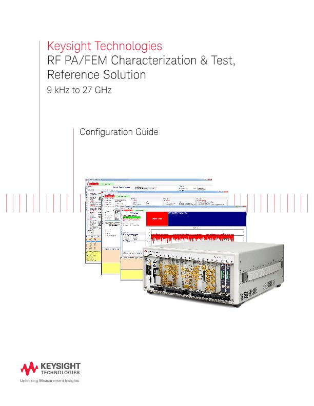 RF PA/FEM Characterization & Test, Reference Solution