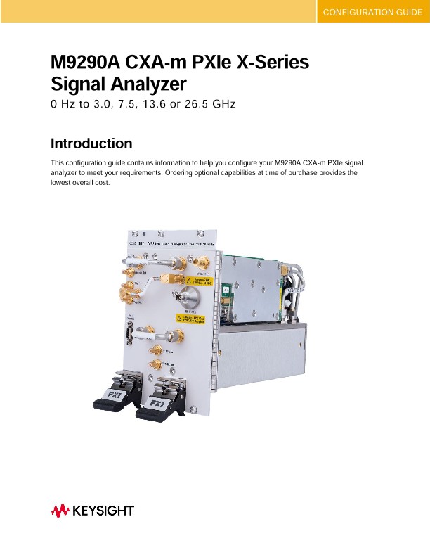 M9290A CXA-m PXIe X-Series Signal Analyzer