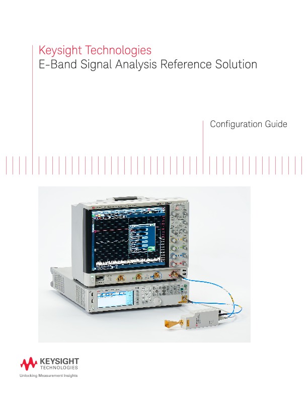 E-Band Signal Analysis Reference Solution