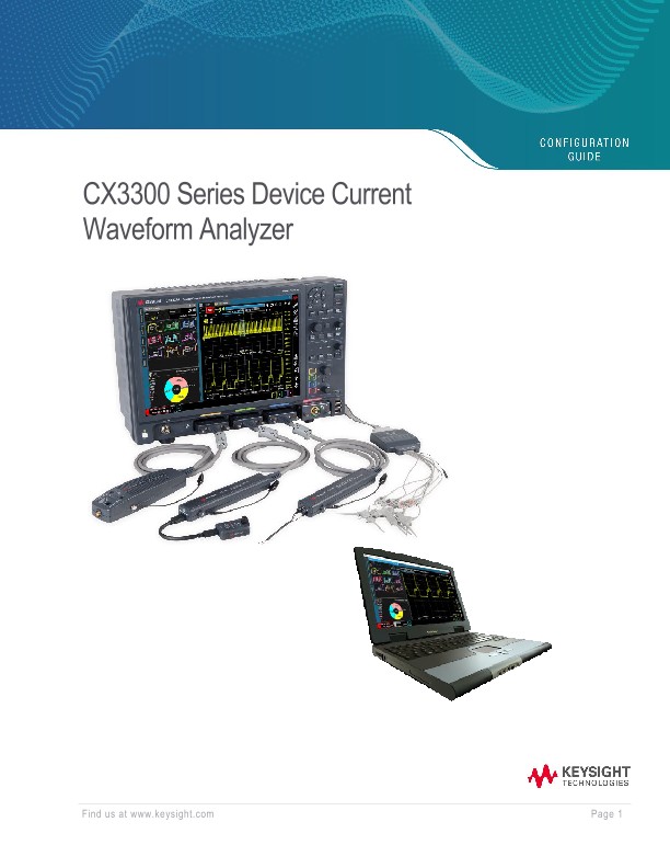 CX3300 Series Device Current Waveform Analyzer