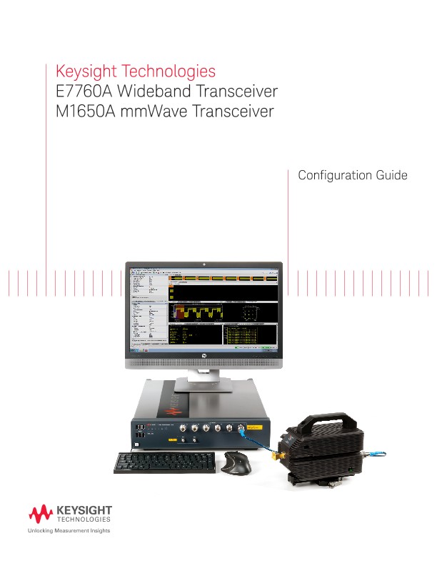 E7760A Wideband Transceiver and M1650A mmWave Transceiver