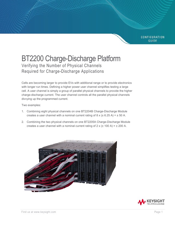 BT2200 Charge-Discharge Platform