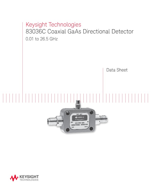 83036C Coaxial GaAs Directional Detector 