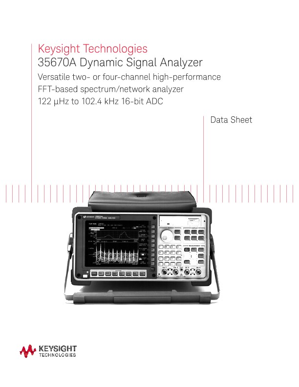 35670A Dynamic Signal Analyzer 
