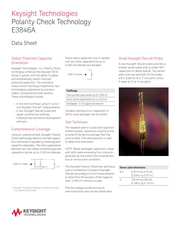 E3846A  Polarity Check Technology 