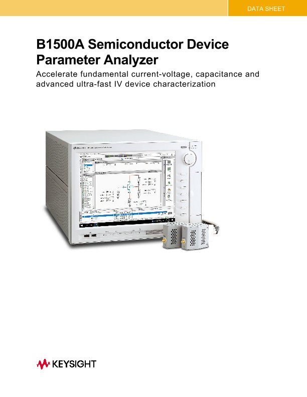 B1500A Semiconductor Device Parameter Analyzer