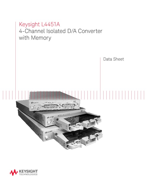 L4451A 4-Channel Isolated D/A Converter with Memory
