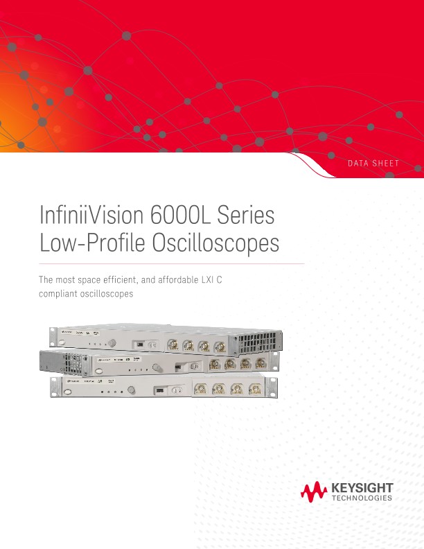 InfiniiVision 6000L Series Low-Profile Oscilloscopes 