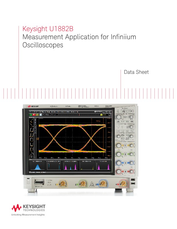 U1882B Measurement Application for Infiniium Oscilloscopes