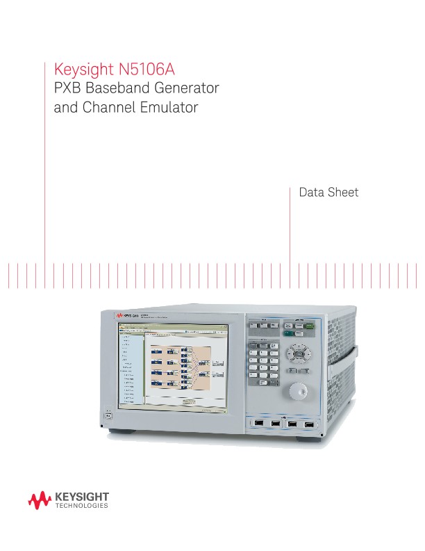 N5106A PXB Baseband Generator and Channel Emulator 