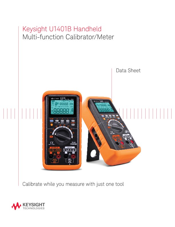 U1401B Handheld Multi-Function Calibrator/Meter