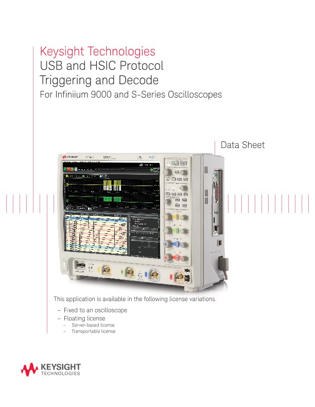 USB and HSIC Protocol Triggering and Decode