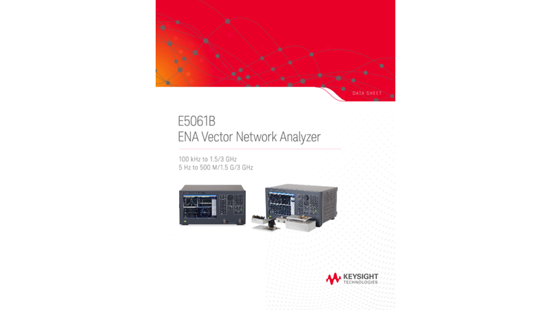 E5061B ENA Vector Network Analyzer | Keysight