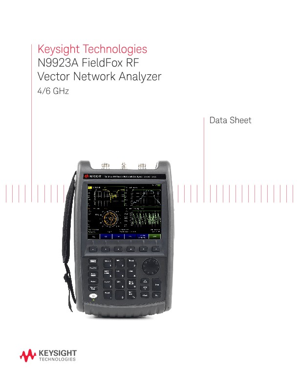 N9923A FieldFox RF Vector Network Analyzer 4/6 GHz