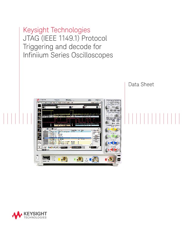 JTAG (IEEE 1149.1) Protocol Triggering and Decode for Infiniium Series Oscilloscopes 