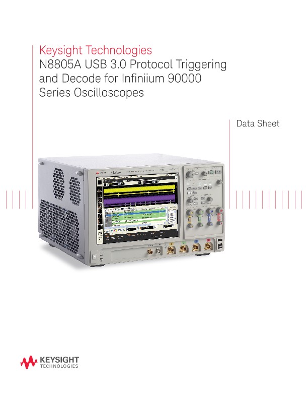 N8805A USB 3.0 Protocol Triggering and Decode for Infiniium 90000 Series Oscilloscopes