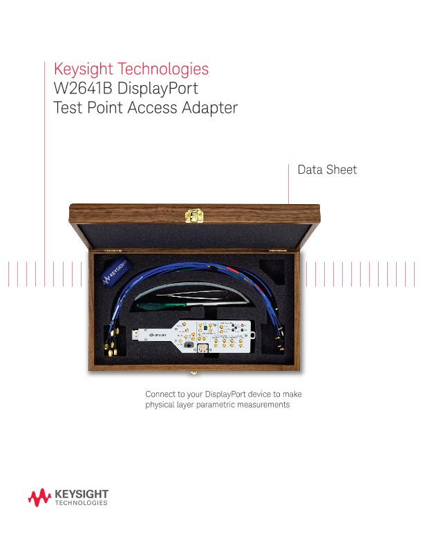 W2641B DisplayPort Test Point Access Adapter 