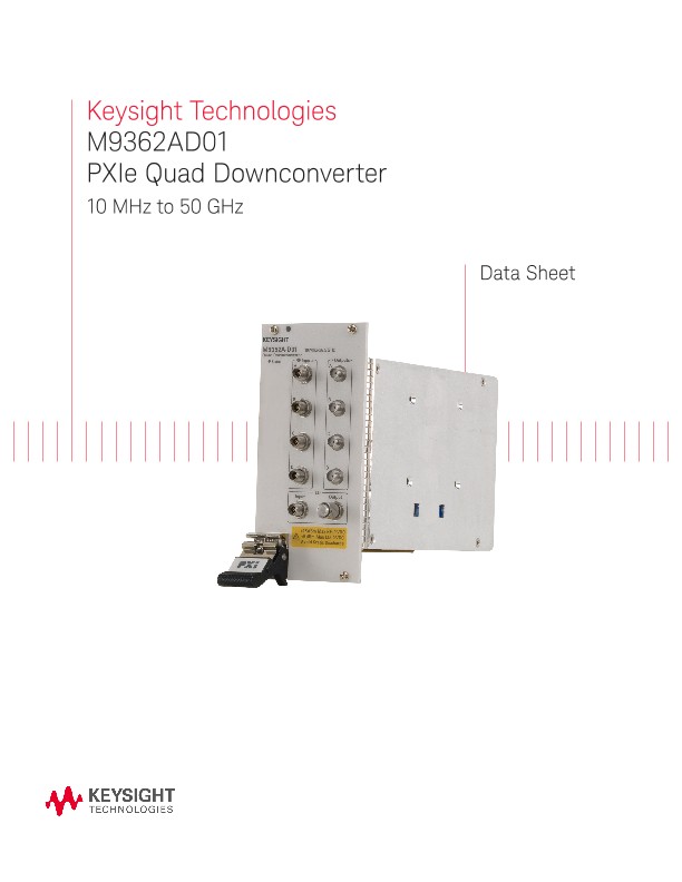 M9362AD01 PXIe Quad Downconverter 