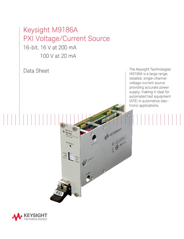 M9186A PXI Voltage/Current Souce 