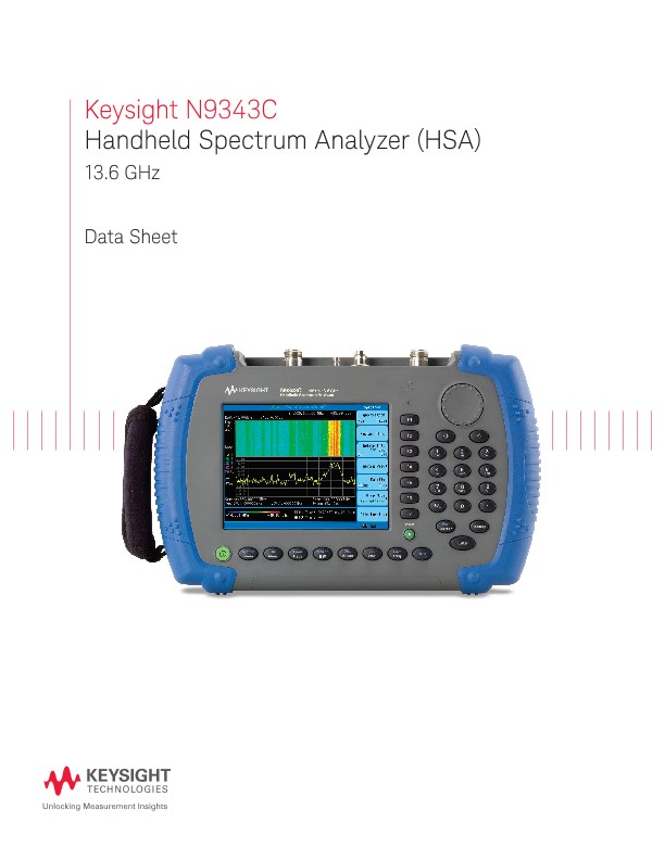 N9343C Handheld Spectrum Analyzer (HSA)