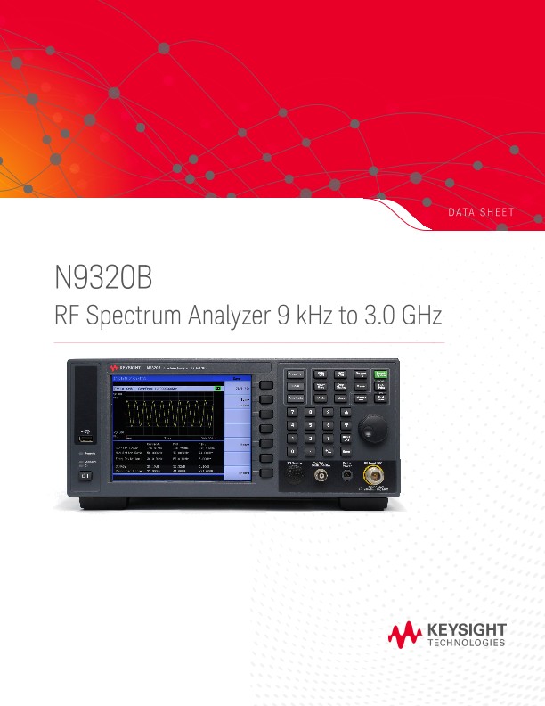 N9320B RF Spectrum Analyzer 9 kHz to 3.0 GHz