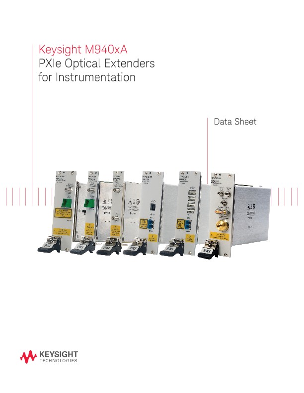 M940xA PXIe Optical Extenders for Instrumentation