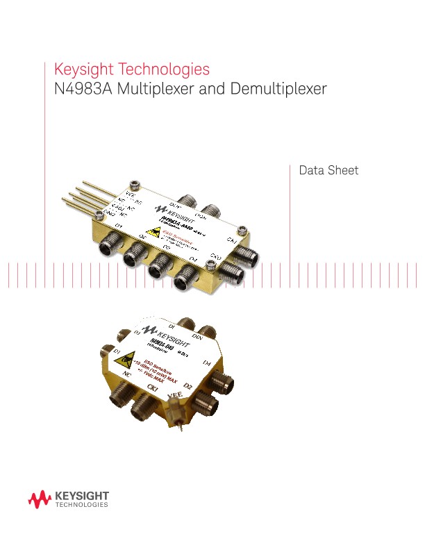 N4983A Multiplexer and Demultiplexer