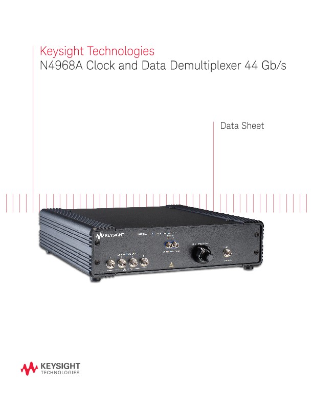 N4968A Clock and Data Demultiplexer 44 Gb/s
