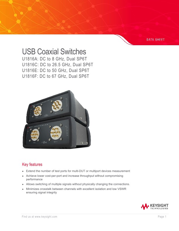 USB Coaxial Switches