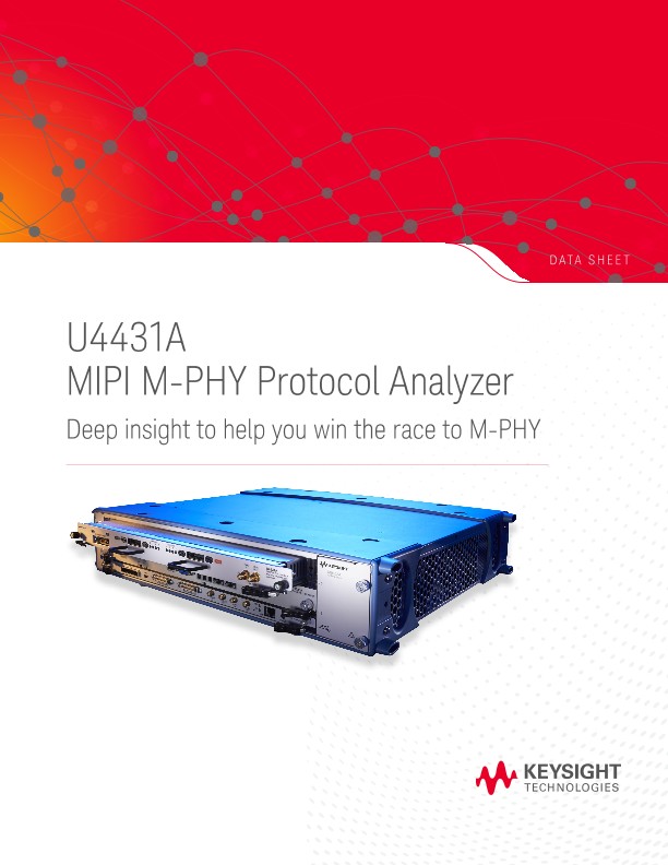 U4431A MIPI M-PHY Protocol Analyzer