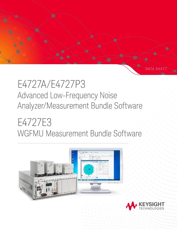 E4727A Advanced Low-Frequency Noise Analyzer