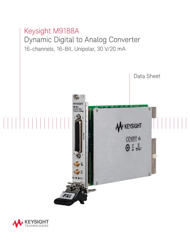 M9188A Dynamic Digital to Analog Converter
