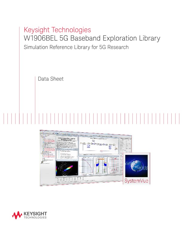 W1906BEL 5G Baseband Exploration Library