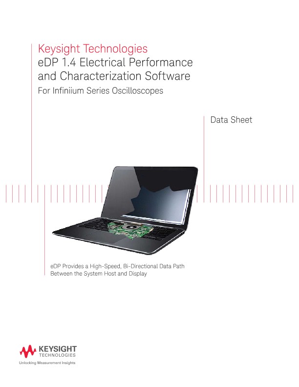 eDP 1.4 Electrical Performance and Characterization Software