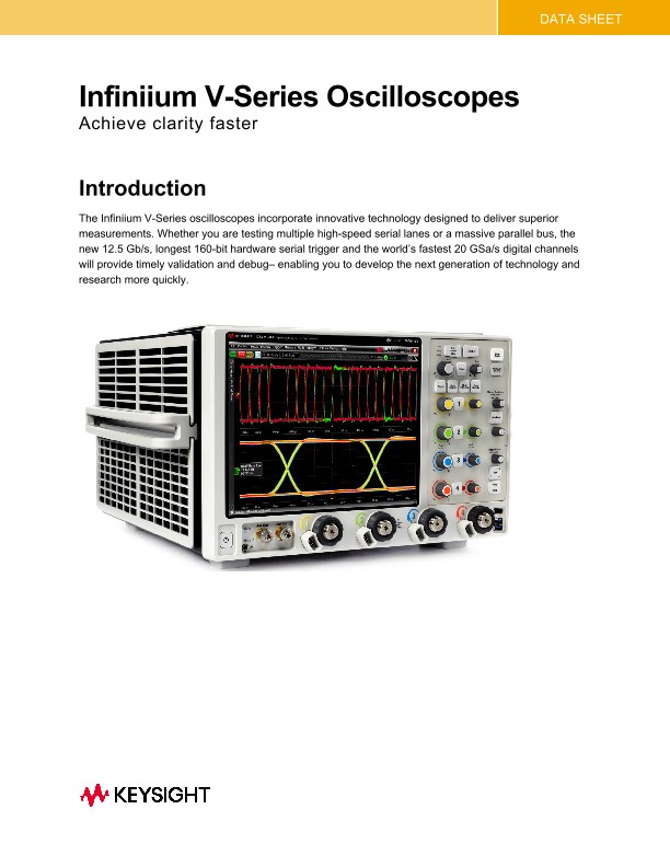 Infiniium V-Series Oscilloscopes