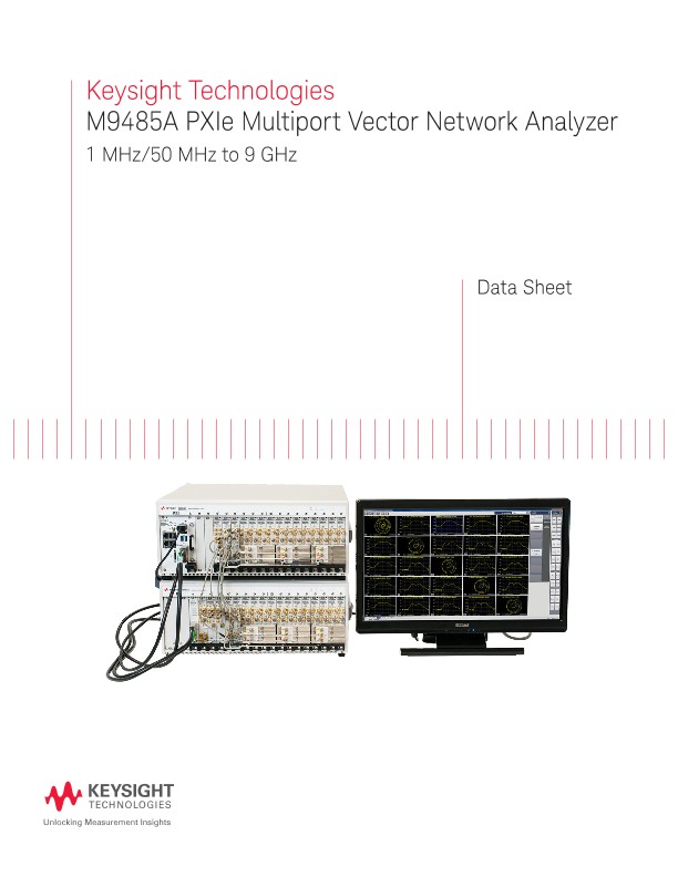 M9485A PXIe Multiport Vector Network Analyzer