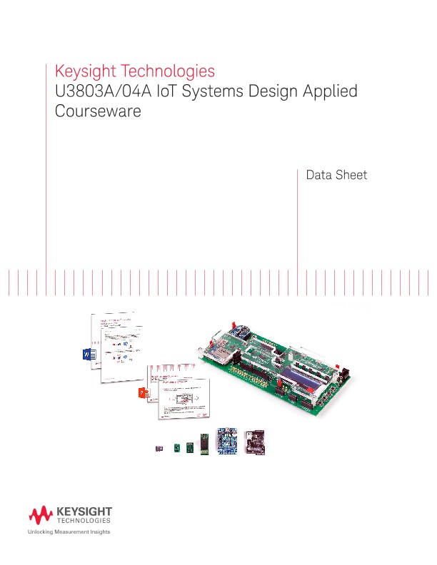 U3803A/04A IoT Systems Design Applied Courseware