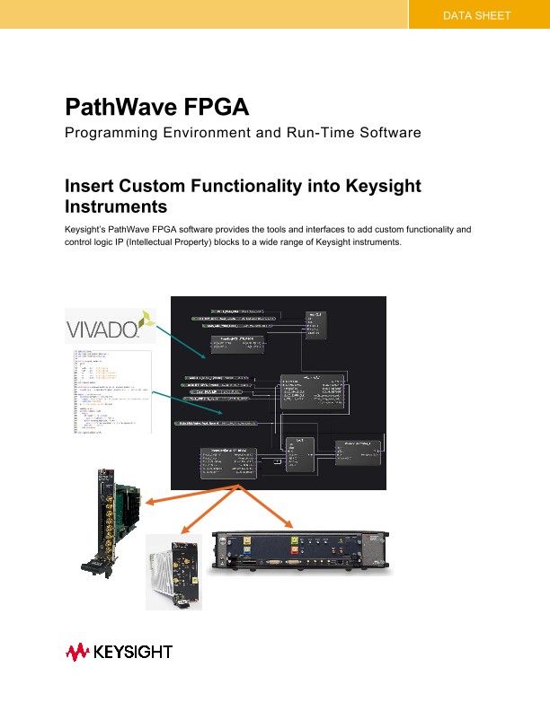 PathWave FPGA Programming Environment and Run-Time Software