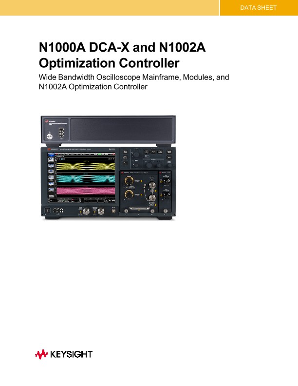 N1000A DCA-X and N1002A Optimization Controller