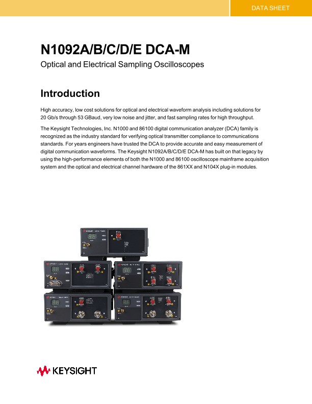 N1092A/B/C/D/E DCA-M