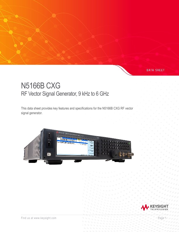 N5166B CXA RF Vector Signal Generator